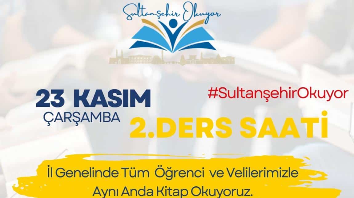 23 Kasım Sultanşehir okuyor hedef projesi okuma etkinliği